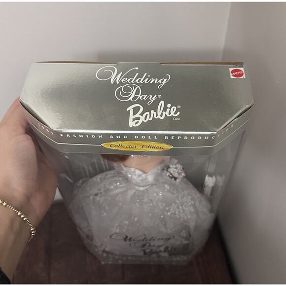 Wedding Day Barbie Doll Collector Edition 1996 Fashion Repro 1961 NIB Red Hair - Picture 10 of 16